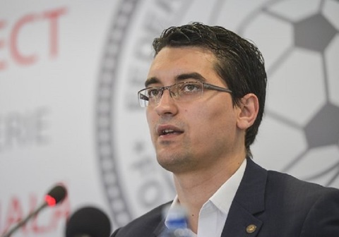 Răzvan Burleanu a fost reales cu o majoritate covârşitoare în funcţia de preşedinte al FRF