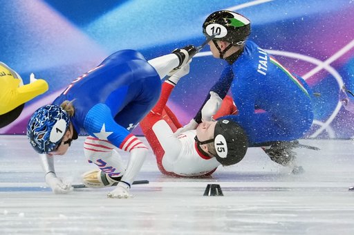 Jocurile Olimpice: "Văd dublu", spune patinatoarea poloneză care a suferit o tăietură teribilă sub ochi