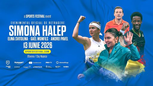 Elina Svitolina, Gaël Monfils şi Andrei Pavel, la retragerea Simonei Halep de la Sports Festival
