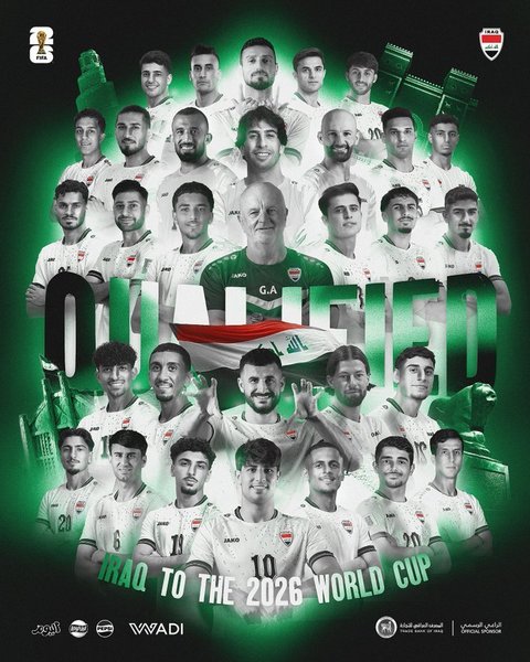 Calificare istorică pentru Irak la Cupa Mondială. „Leii din Mesopotamia” au învins Bolivia şi se califică la turneul final pentru a doua oară în istoria lor