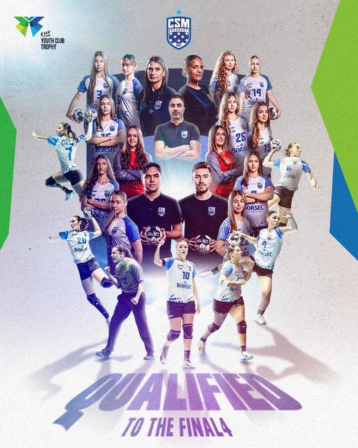 Handbal feminin: CSM Bucureşti, calificare la prima ediţie a Turneului F4 al Ligii Campionilor, la U17