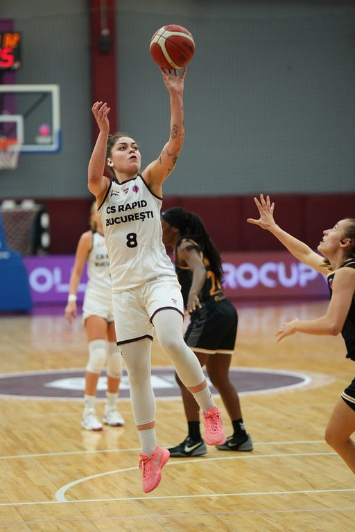 Baschet feminin: Rapid Bucureşti – CSM Târgovişte, scor 68-63, în primul meci al finalei Ligii Naţionale