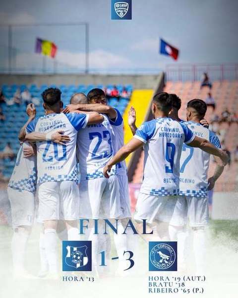 Liga 2: Liderul Corvinul a bătut la FC Bihor, scor 3-1