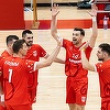 Volei masculin: Steaua Bucureşti – Dinamo Bucureşti, scor 2-3, în primul meci al semifinalei Diviziei A