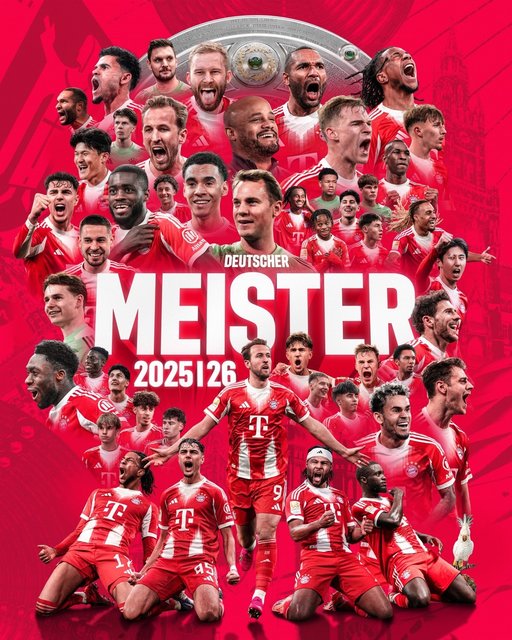Bundesliga: Irezistibila Bayern München, campioană a Germaniei pentru a 35-a oară
