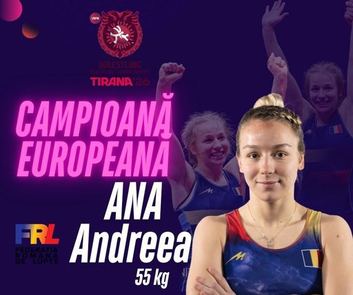Lupte: Andreea Ana, campioană europeană pentru a patra oară / Alina Vuc şi Kateryna Zelenykh, medalii de bronz