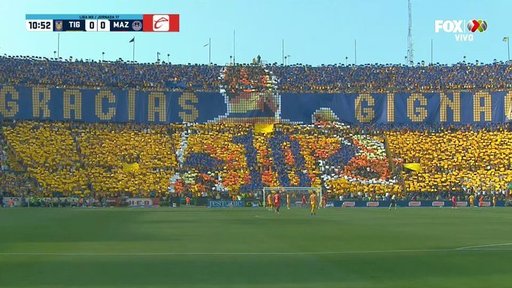Omagiu excepţional pentru André-Pierre Gignac adus de fanii echipei Tigres de Monterrey  - VIDEO