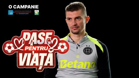 „Pase pentru viaţă” - o nouă etapă a campaniei naţionale „Cadoul Vieţii”, lansată în Superligă în colaborare cu Agenţia Naţională de Transplant - VIDEO