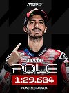 MotoGP: Italianul Francesco Bagnaia va pleca din pole position la Marele Premiu al Franţei