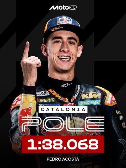 MotoGP: Spaniolul Pedro Acosta va pleca din pole-position la Marele Premiu al Cataloniei