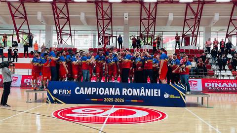 Handbal: Sezonul 2025-2026 al Ligii Naţionale s-a încheiat. Dinamo Bucureşti, la masculin, şi Gloria Bistriţa, la feminin, sunt campioanele din 2026