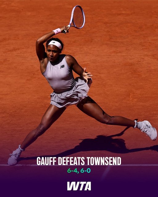 Coco Gauff, deţinătoarea titlului, s-a calificat în turul doi la Roland-Garros