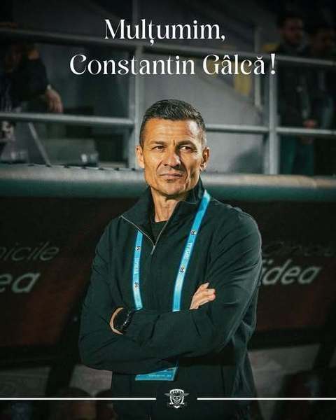 Superliga: FC Rapid a anunţat despărţirea de antrenorul Constantin Gâlcă