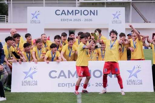 FCSB a câştigat Liga Elitelor U16 după ce a învins-o în finala pentru titlu pe Rapid
