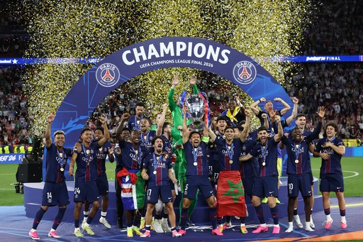 Finala Ligii Campionilor: Vitinha, omul meciului / PSG a primit trofeul