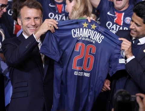 Emmanuel Macron salută triumful echipei PSG în Liga Campionilor: „Franţa este mândră”, „o nouă stea străluceşte peste Paris”