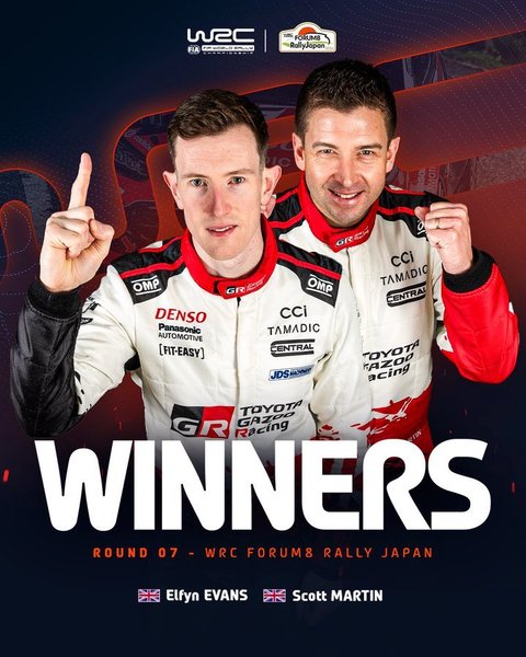 Britanicul Elfyn Evans a câştigat Raliul Japoniei