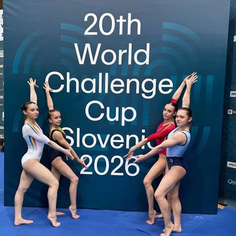 Gimnastică: Alexia Blănaru, medalie de aur în finală la bârnă, la World Challenge Cup de la Koper