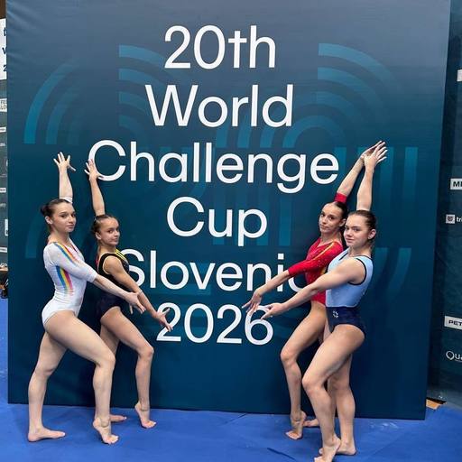 Gimnastică: Alexia Blănaru, medalie de aur în finală la bârnă, la World Challenge Cup de la Koper