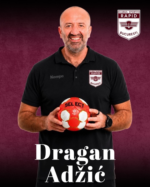 Handbal feminin: Dragan Adzic, dublu câştigător al Ligii Campionilor, este noul antrenor al Rapid Bucureşti