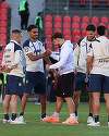 Echipa de start a României la meciul amical cu Georgia. Jucătorii aleşi de Hagi la revenirea pe banca tehnică a naţionalei