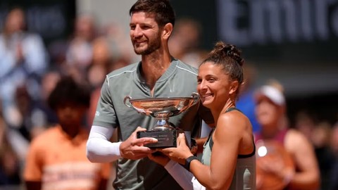 Roland Garros: Errani şi Vavassori au câştigat din nou trofeul la dublu mixt