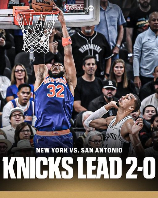 New York Knicks a învins San Antonio Spurs, scor 105-104 şi conduce cu 2-0 în finala NBA