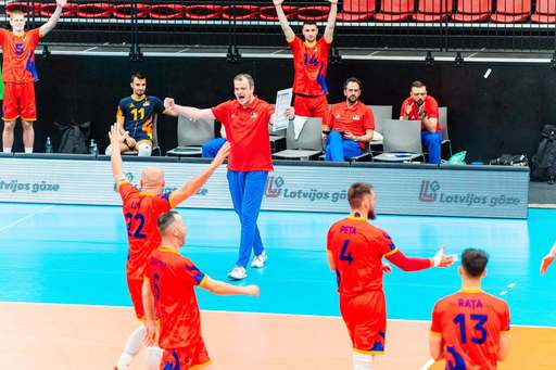 Volei masculin: România, victorie cu Azerbaidjan, la turneul European League de la Mioveni
