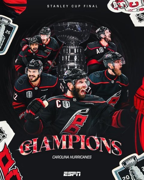 Formaţia Carolina Hurricanes a câştigat NHL pentru a doua oară în istoria sa - VIDEO