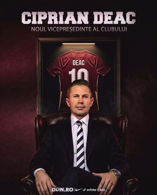 Legenda continuă: Ciprian Deac a devenit vicepreşedintele clubului CFR Cluj