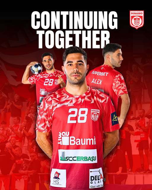 Handbal masculin: Extrema Alex Pascual şi-a prelungit contractul cu campioana Dinamo Bucureşti