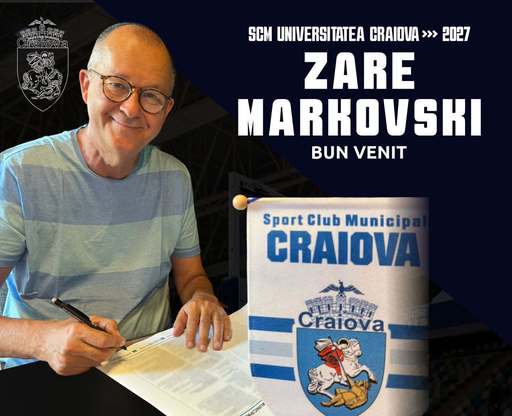 Baschet masculin: Zare Markovski, care a condus şi naţionala României, noul antrenor al SCMU Craiova