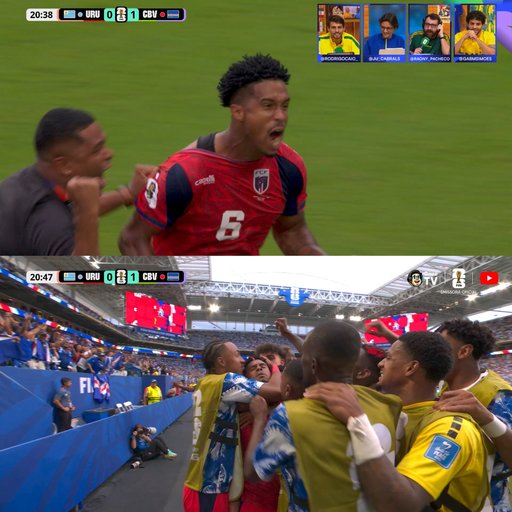 Capul Verde a reuşit primul gol din istoria sa la Cupa Mondială / Mama lui Vozinha, prezentă la meciul cu Uruguay de la Miami - VIDEO