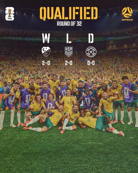 Cupa Mondială 2026: Australia s-a calificat în 16-imi, după remiza, scor 0-0, cu Paraguay
