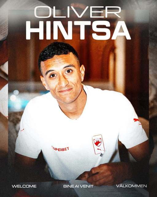 Superliga: FC Dinamo l-a transferat pe atacantul Oliver Hintsa