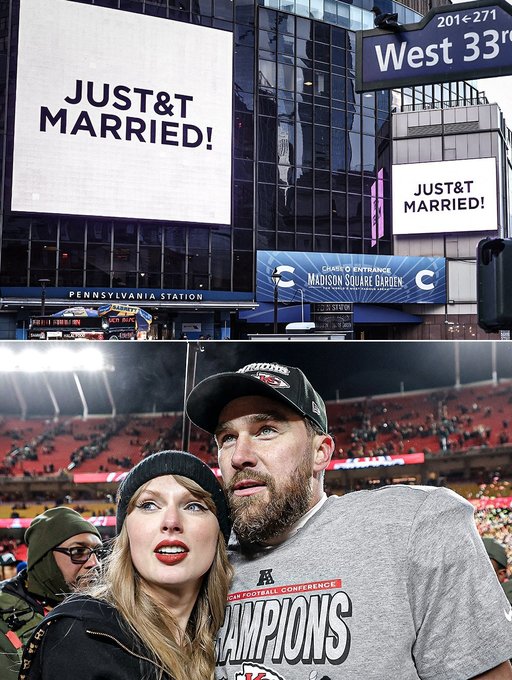 Taylor Swift şi Travis Kelce s-au căsătorit. Nunta, oficiată de Adam Sandler