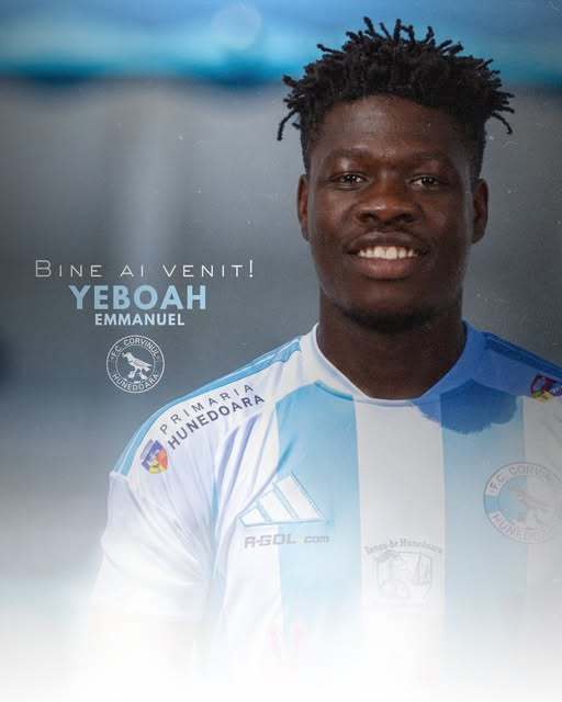 Superliga: Emmanuel Yeboah va juca la Corvinul Hunedoara