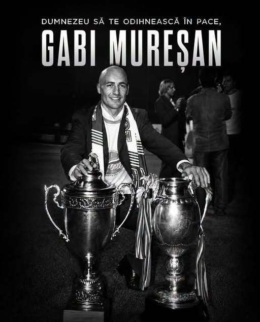 CFR Cluj, după decesul lui Gabi Mureşan: Ne vei lipsi, Gabi! Ne lipseşti deja şi încă nu conştientizăm că nu mai eşti printre noi!