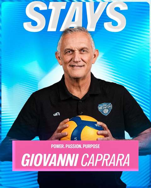 Volei feminin: Antrenorul italian Giovanni Caprara, încă un sezon la campioana CSO Voluntari