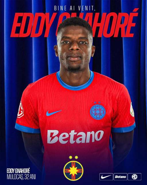 Superliga: Eddy Gnahore este noul jucător al FCSB