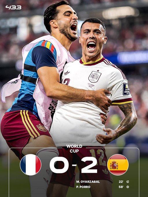UPDATE - Spania este prima finalistă a Cupei Mondiale. Ibericii au învins Franţa, scor 2-0, în semifinale