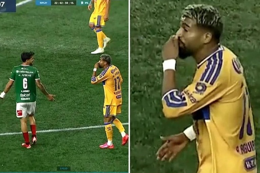 Mexic: La primul meci al sezonului, un jucător de la Tigres a fost eliminat pentru că şi-a acoperit gura în timp ce vorbea cu un adversar