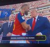 Cupa Mondială: Spaniolul Borja Iglesias i-a strâns mâna lui Donald Trump, spre deosebire de argentinianul Cristian Romero - VIDEO