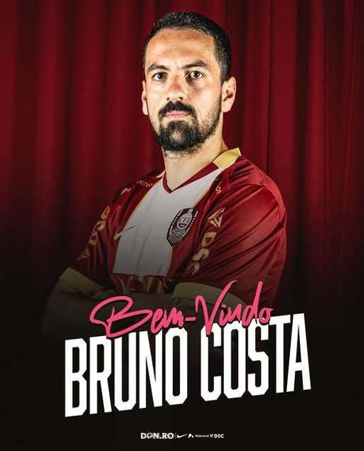 Superliga: Portughezul Bruno Costa va evolua la CFR Cluj