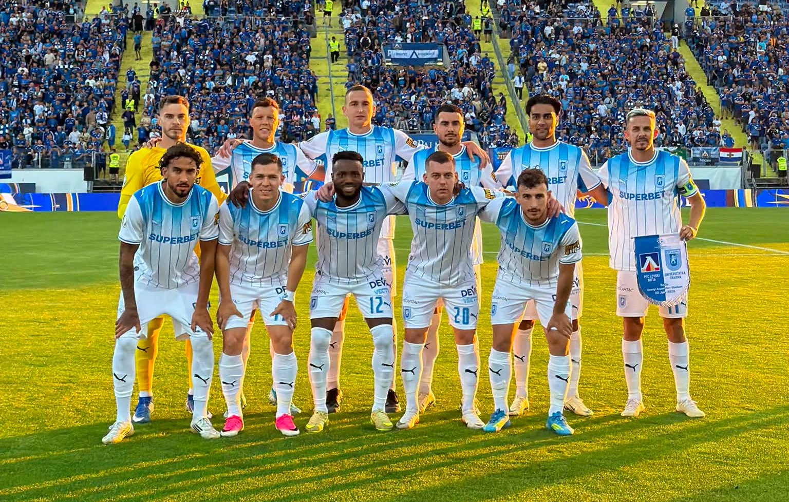 Liga Campionilor: Universitatea Craiova, învinsă cu 1-0 de Levski Sofia în turul al doilea preliminar