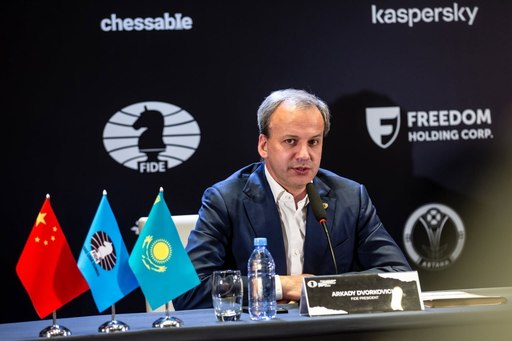 Şah: Preşedintele rus al FIDE anunţă că îşi suspendă activitatea din cauza sancţiunilor UE
