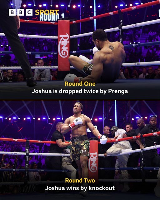 Box: Anthony Joshua l-a învins pe albanezul Kristian Prenga prin K.O în runda a doua - VIDEO