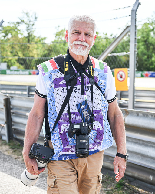 Formula 1: Preşedintele Cehiei, într-o ipostază inedită, de fotograf, la Marele Premiu al Ungariei