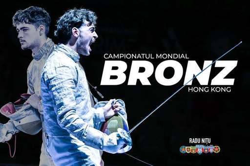 Scrimă: Radu Niţu, medalie de bronz la sabie, la CM de la Hong Kong
