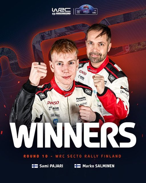 WRC: Sami Pajari a câştigat Raliul Finlandei